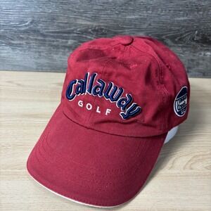 Callaway Hat Cap Strap Back Red Timber Creek Golf Course Watertown Minnesota